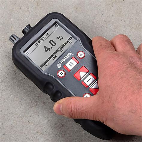 xray moisture meter under slabs|concrete moisture meter installation.